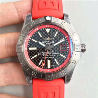 GF全新百年灵复仇者二代世界时间黑钢中国大陆限量版（Avenger II GMT Blacksteel China Edition）