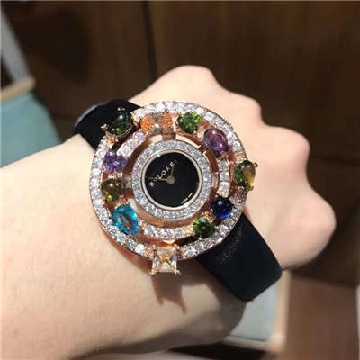 宝格丽astrale珠宝系列腕表闪亮登场 限量发售 按订货顺序出货 黄金镶嵌彩面宝石